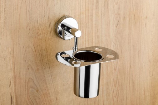 Lotus LC-205 Tumbler Holder Bathroom Accessory for Home, Hotel and Apartment Washrooms, Elegant and Practical Holder for Daily Bathroom Use, Counter Organization, Decor and Value